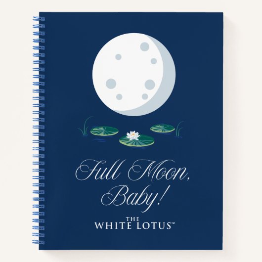 Volle Maan, Baby! - De witte lotus Notitieboek (Voorkant)