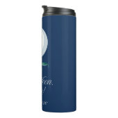 Volle Maan, Baby! - De witte lotus Thermosbeker (Geroteerd rechts)