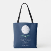 Volle Maan, Baby! - De witte lotus Tote Bag (Achterkant)