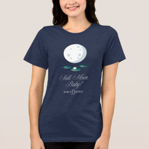 Volle Maan, Baby! - De witte lotus Tri-Blend Shirt