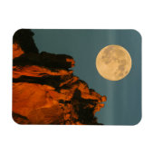 Volle Maan | Basaltkliffen Smith Rock State Park Magneet (Horizontaal)
