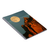 Volle Maan | Basaltkliffen Smith Rock State Park Notitieboek (Rechterzijde)