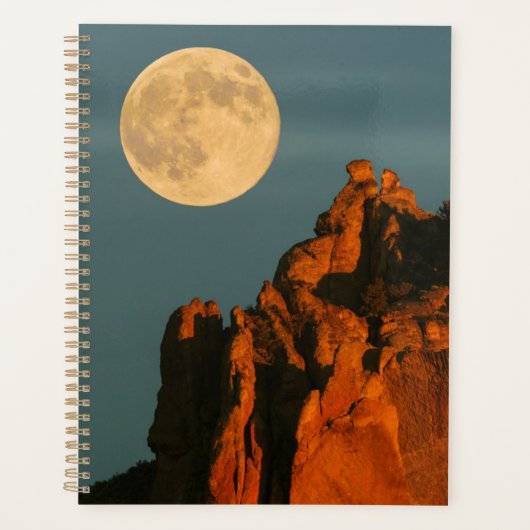Volle Maan | Basaltkliffen Smith Rock State Park Planner (Voorkant)