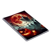 Volle maan, begraafplaats, vliegende geest. notitieboek (Rechterzijde)