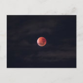 Volle maan, bloedmaan briefkaart (Voorkant)