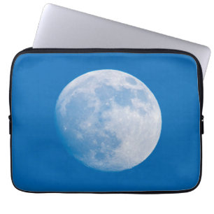 Volle Maan Boven De Stad Montreal Laptop Sleeve