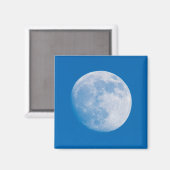 Volle Maan Boven De Stad Montreal Magneet (Voorkant / Achterkant)