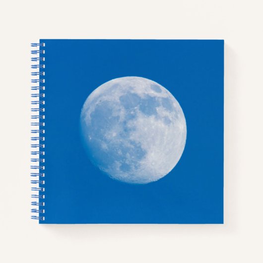 Volle Maan Boven De Stad Montreal Notitieboek (Voorkant)