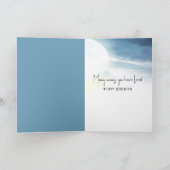 Volle maan boven de verjaardag van de snelweg kaart (Binnen)