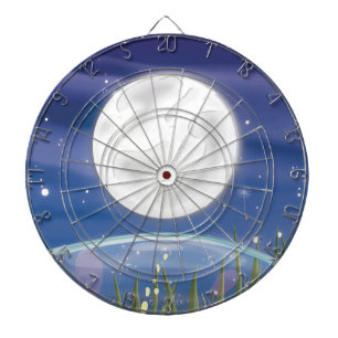 Volle Maan boven de Vijver Dartbord