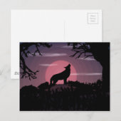 volle maan briefkaart (Voorkant / Achterkant)