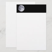volle maan briefpapier (Voorkant / Achterkant)