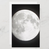 volle maan briefpapier (Voorkant / Achterkant)