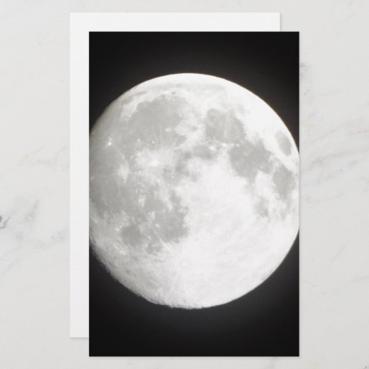 volle maan briefpapier (Voorkant / Achterkant)