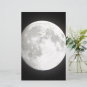volle maan briefpapier (Staand voorkant)