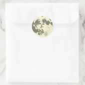 Volle Maan Bright Supermoon Ronde Sticker (Tas)