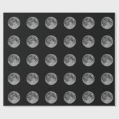 volle maan cadeaupapier (Vlak)