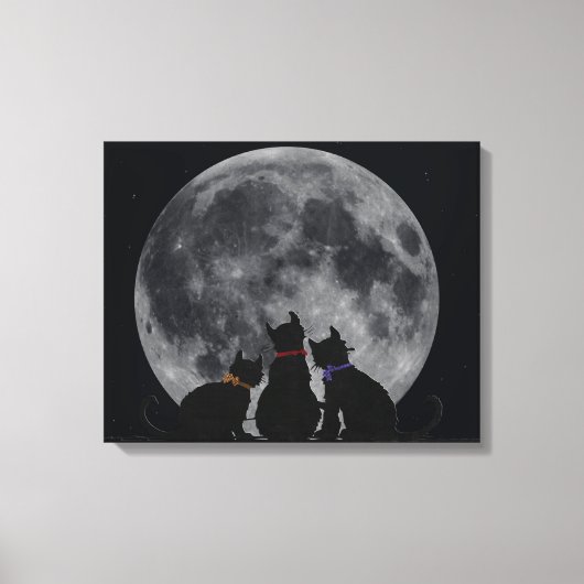 Volle Maan Canvas Afdruk (Voorkant)
