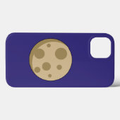 Volle Maan Case-Mate iPhone Case (Achterkant (horizontaal))