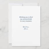 Volle Maan Denken aan jou Bedankkaart (Achterkant)