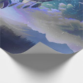 Volle Maan Droom Catcher, hemels Cadeaupapier (Hoek)