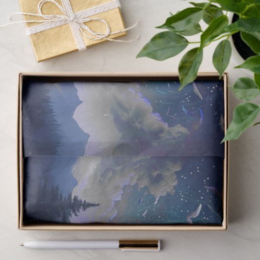 Volle Maan Droom Catcher, hemels Tissuepapier (Geschenk)