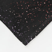 Volle maan en regenboogvlinders zoete dromen fleece deken (Hoek)