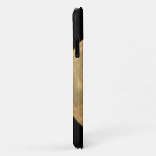 Volle maan en rode roos gepersonaliseerd Case-Mate iPhone case (Achterkant/rechts)