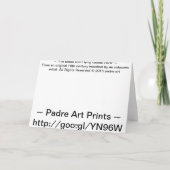 Volle maan en vliegende ganzen 1870 kaart (Achterkant)