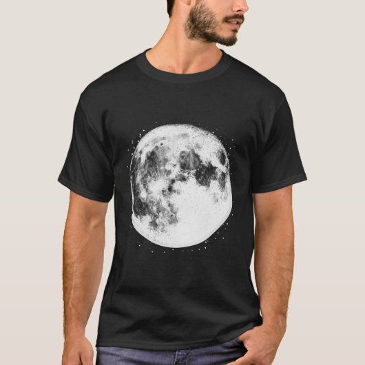 Volle Maan fase en T-shirt (Voorkant)