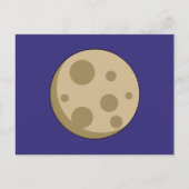 Volle Maan Feestdagenkaart (Voorkant)