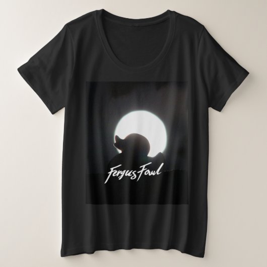 Volle Maan FergusVol Plus Maat Vrouwen T-shirt (Design voorkant)