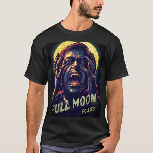 Volle maan follies | WEERWOLF T-shirt (Voorkant)