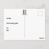Volle Maan Frenzy Funny Briefkaart (Achterkant)