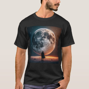 Volle Maan Groeten Lone Reiziger T-shirt