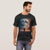 Volle Maan Groeten Lone Reiziger T-shirt (Voorkant volledig)