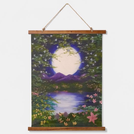 Volle Maan Hangend Wandkleed (Voorkant)
