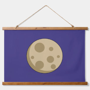 Volle Maan Hangend Wandkleed