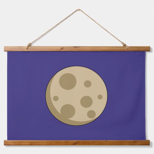Volle Maan Hangend Wandkleed (Voorkant)