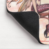 Volle maan in de herfst Fairy Mousepad Muismat (Hoek)