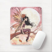 Volle maan in de herfst Fairy Mousepad Muismat (Met muis)