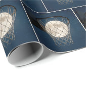 Volle Maan in een Basketbalnet Cadeaupapier (Rol Hoek)