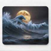 Volle Maan in Oceaangolf Muismat (Voorkant)