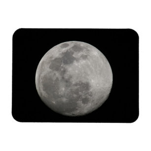 Volle maan in zwart en wit. Credit: Arthur Magneet