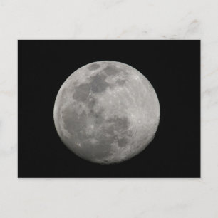 Volle maan in zwart-wit. Credit: Arthur Briefkaart