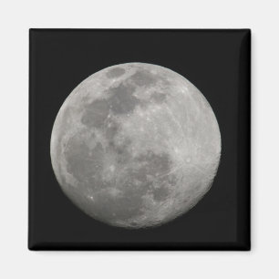 Volle maan in zwart-wit. Credit: Arthur Magneet