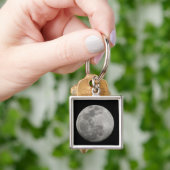 Volle maan in zwart-wit. Credit: Arthur Sleutelhanger (Hand)