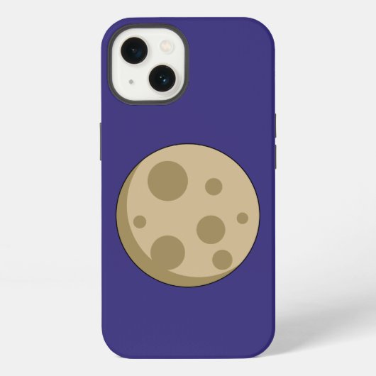 Volle Maan iPhone Hoesje (Achterkant)