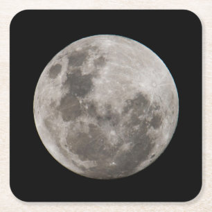 Volle Maan   Johannesburg Zuid-Afrika Kartonnen Onderzetters