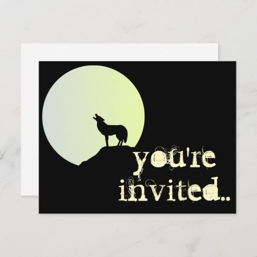 volle maan kaart (Voorkant / Achterkant)